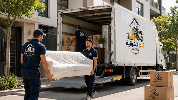 نقل الأثاث مع كنوز الشرقية للنقليات